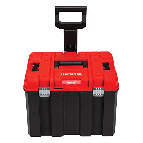 CRAFTSMAN VERSASTACK CMST17835 - Caja de herramientas rodantes con ruedas, bloqueable, color rojo, 20 pulgadas
