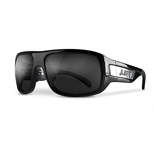 LIFT Safety Bold - Gafas de seguridad (marco negro/lente ahumado)