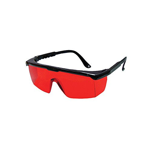 Bosch 57-GLASSES - Gafas para mejorar la vista láser con templo ajustable, lente roja, marco negro