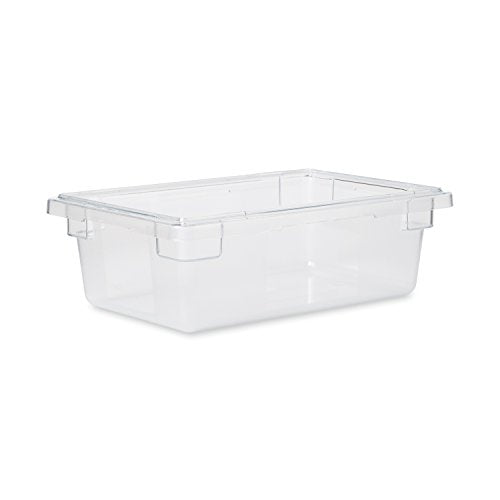 Rubbermaid Commercial Products FG330900CLR 3-1/2-Gallon Food/Tote Box
