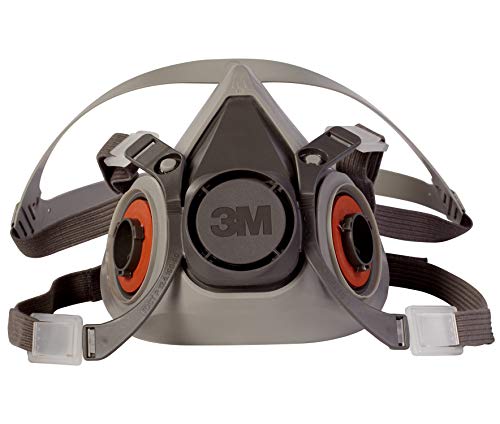 3M Half Facepiece Reusable Respirator 6200/07025(AAD), Respiratory Protection, Medium(Pack of 1)