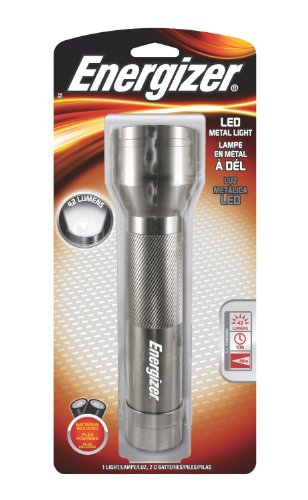 Energizer ENML2DS Metal 6 LED Flashlight, Black
