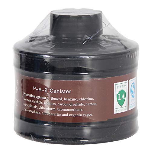 Filtro Canister 40mm para máscara respiradora, para uso industrial, manipulación química, pintura y soldadura