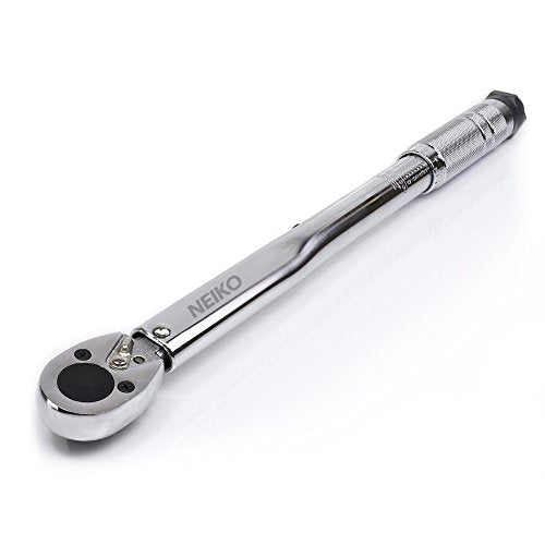 Neiko® 03713A 3/8-Inch-Inch Adjustable Torque Wrench, 10-80 Foot-Pound | Chrome Vanadium Steel