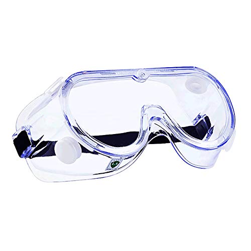 Gafas De Seguridad Virus, Gafas De Visión Completa Antivaho Transpirable A Prueba De Polvo Multifuncional Cerrado para Usuarios De Gafas Química De Laboratorio
