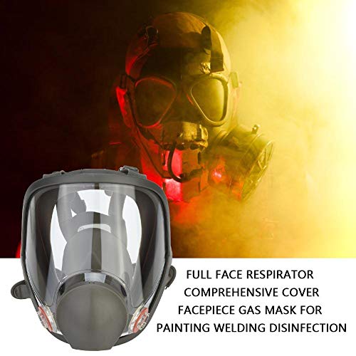 Respirador de cara completa, máscara de gas reutilizable segura confiable, para procesamiento químico(Anti-virus comprehensive tool)