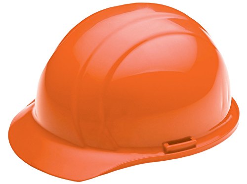 ERB Safety 039-19335 Liberty - Gorra de seguridad (polietileno, ajustable, alta visibilidad), color naranja