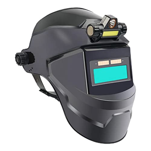 NC Casco de soldadura de oscurecimiento automático de gran campo de visión Máscara de soldador para TIG Mig ARC Grinding Plasma Todas las aplicaciones de - B