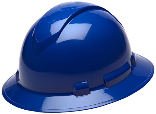 Pyramex Safety Products HP54160 Ridgeline Full Brim Hard Hat, 4 Pt. Ratchet, Blue