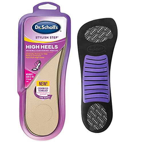 Dr. Scholl's Soft Cushioning Insoles for High Heels, Proven To Help Prevent Pain In High Heels (for Women's 6-10)