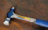 ESTWING - Martillo de bola - Herramienta de trabajo de metal de 8 onzas con construcción de acero forjado y agarre de reducción de golpes, E3-8BP, azul