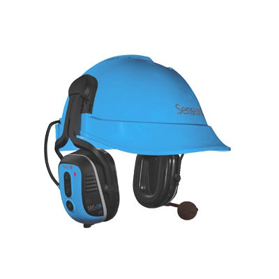 Audífonos inteligentes montados en casco con filtrado de ruido, con bluetooth,
