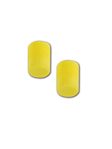 E-A-R by 3M 10080529110807 312-1080 Tapones para oídos clásicos desechables de espuma sin cordón, tamaño único (paquete de 500)