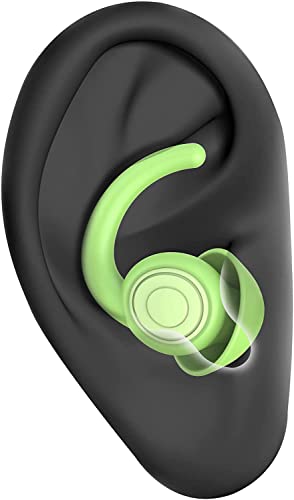 Tapones para los oídos para dormir con cancelación de ruido, 2 pares de  tapones reutilizables para los oídos, bloqueo de sonido para dormir, suave