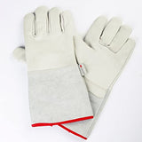 Guantes criogénicos LN2 de 62 cm de largo, guantes protectores de nitrógeno líquido (24.4 pulgadas de largo, 6.2 pulgadas de ancho) (1 par)