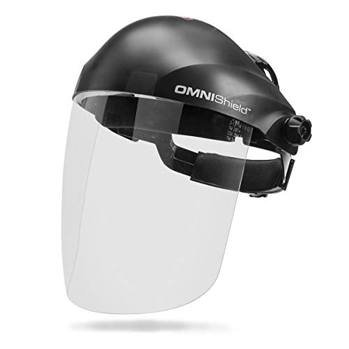 Lincoln Electric OMNIShield Professional Face Shield – Lente transparente de alta densidad – Casco prémium – K3750-1