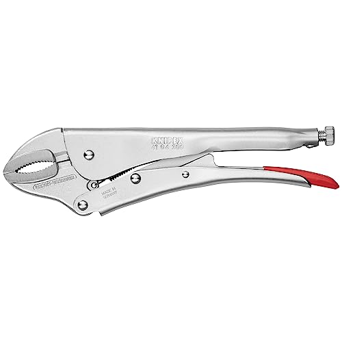 KNIPEX - 41 04 300 Tools - Alicates de bloqueo, mandíbulas redondas, cromo (4104300)