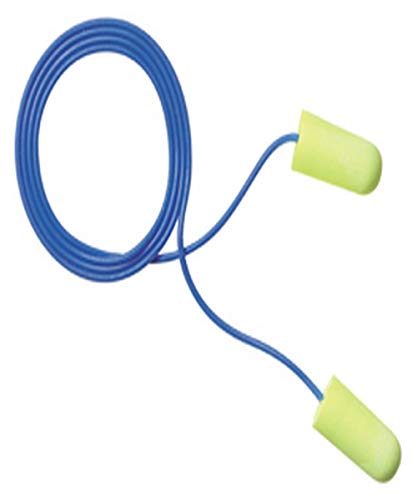 E-A-R by 3M 10080529110340 - Tapón desechable con cable, 200 pares, grande, azul (paquete de 200)
