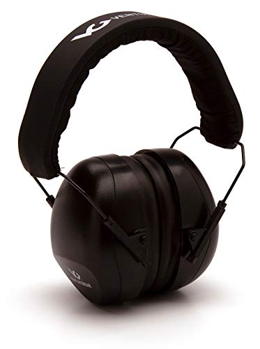 Venture Gear VG80 Series - Orejeras de protección auditiva para adultos, color negro, VG Clamshell (modelo: VGPM8011C)