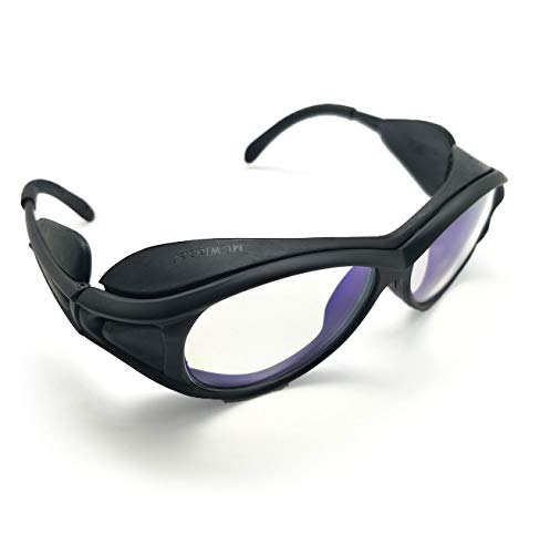 Gafas Protectoras de Seguridad Gafas 1064 NM Tipo Reflectante Gafas láser de CO2 para Fibra YAG Marcado láser Corte YAG Depilación de Tatuajes Instrumento de Tratamiento de Belleza EP-24