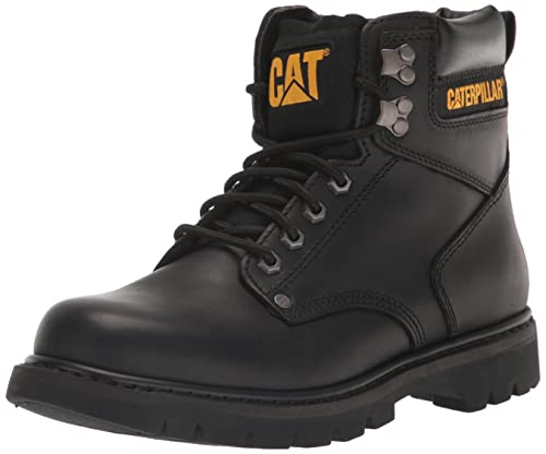 Cat Footwear Botas de trabajo Second Shift para hombre, Negro, 12 US