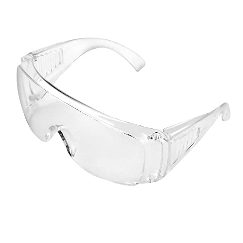 Beliken ANSI Z87.1 - Gafas de seguridad industriales con lente antivaho, lentes de seguridad transparentes con lentes antiarañazos, lentes interiores (transparente)