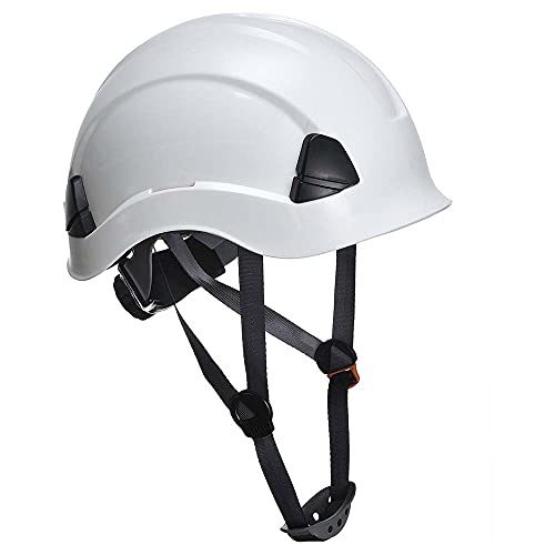 Portwest PS53 - Gorro de trabajo de PPE con protección de colores HiVis ANSI, color blanco