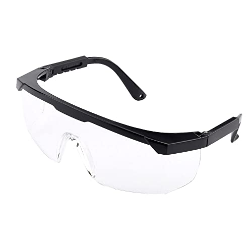Beliken Gafas de seguridad antivaho con marco negro que cumplen con la norma ANSI Z87 EN166, gafas de seguridad industriales con lente antivaho, lente de protección de policarbonato transparente antiarañazos