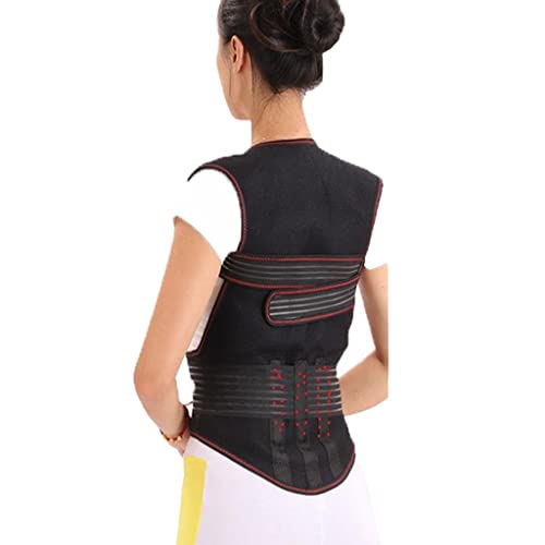 WZXCV Chaleco Autocalentable para Hombres Y Mujeres Soporte Lumbar 3D para La Espalda para Aliviar El Dolor Lumbar Cinturón De Protección Lumbar Transpirable con Estribo Ajustable (Tamaño : X-Larg