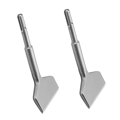 Firecore 2 cinceles SDS Plus de 3 pulgadas de ancho, herramienta de cincel doblado en ángulo con manivela (3 x 6.5 pulgadas) FS18365