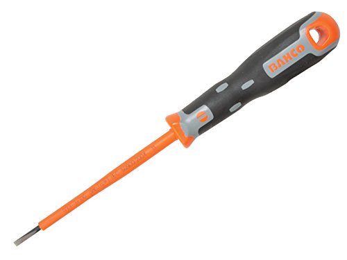 Bahco Tekno+ Vde Slotted Screwdriver 1000V 3.5Mm X 100Mm by Bahco