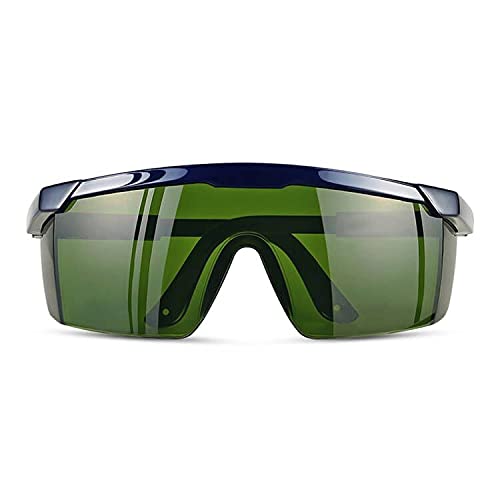 ABSORBER IPL 200 nm-2000 nm Gafas de seguridad láser para tratamiento de depilación láser y cosmetología láser operador protección ocular con funda (verde)