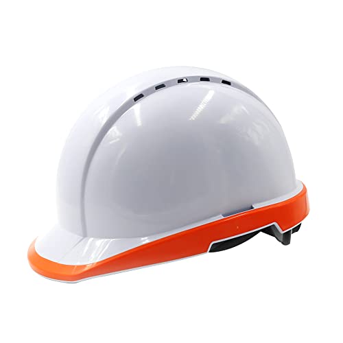LANON - Casco duro de fibra de carbono con diseño personalizado de ala  completa, aprobado por OSHA, casco de seguridad FRP con suspensión de  trinquete