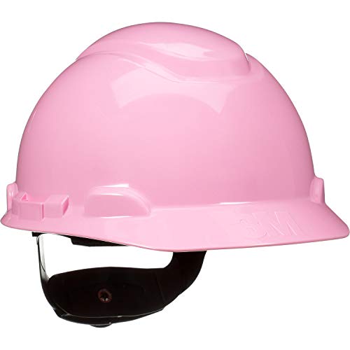 3M Hard Hat H-713R, Pink, 4-Point Ratchet Suspension