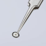 KNIPEX Tools 92 23 01 Pinzas de agarre de titanio, puntas de aguja, 4-1/2 pulgadas