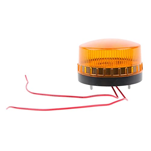 Lámpara de Alarma de Luz de Baliza de Advertencia Industrial de Señal ámbar DC24V LED
