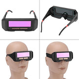 Gafas De Soldador, Oscurecimiento Automático Solar Gafas De Soldadura Protectoras De Seguridad Casco De Máscara para Soldadura De Gas, Soldadura De Acero, Corte