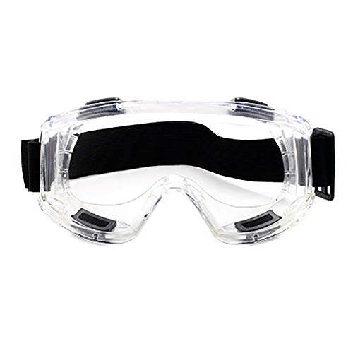 2-pc Totalmente Cerrado Gafas De Protección De Seguridad,respirable Gafas A Prueba De Polvo Anti-niebla Gafas Quirúrgicas Médicas Transparente