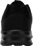 LARNMERN Zapatos con Punta de Acero para Hombres, Zapatillas Transpirables de Seguridad Ligeras a Prueba de pinchazos 91207(27.0 cm, Negro)