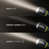Energizer Vision HD Ultra - Linterna LED con enfoque digital, 1300 lúmenes, resistente al agua IPX4, luz LED de aluminio de grado aeronáutico, linterna de metal resistente, pilas incluidas