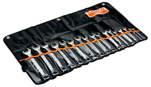 Bahco Combination Wrench Set, Metric 111M/T, 17 Pieces