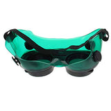 Othmro 1 gafas de soldadura frontal abatibles, protección ocular de seguridad con soldadores de vidrio, gafas protectoras utilizadas para soldadura, soldadura, antorchado, corte de metal