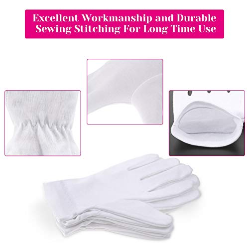 Guantes de algodón 100% para eczema, guantes de algodón blanco Selizo – Los  tornillos