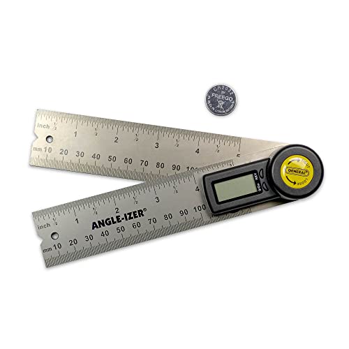 General Tools & Instruments 822 Digital Angle Finder Rule, 5-Inch