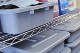 Rubbermaid Commercial Products - Caja estándar de autobus/utilitario, 4.625 galones, gris, plástico, plástico resistente, caja de lavado de platos para organización de cocina/almacenamiento