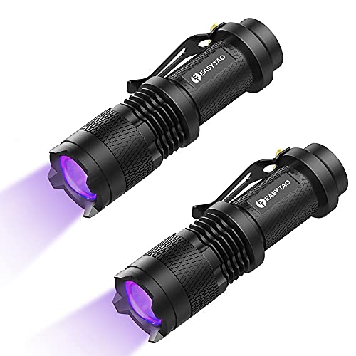 Linterna Luz Ultravioleta Uv 395 Nm Con Zoom Pequeña