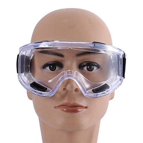 TYXTYX Gafas de Seguridad, Lentes de Protectoras Antivaho Transparent para Laboratorio Agricultura Industria,antiempañamiento, Resistentes a los arañazos y con protección UV(2 PCS)