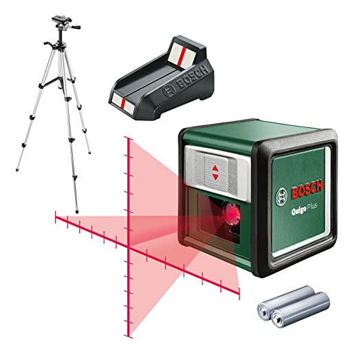 Bosch Quigo Plus Cross Line Laser With Tripod