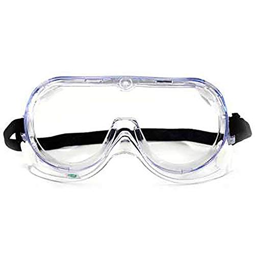 360° Gafas De Protección De Seguridad,respirable Protección De Ojos Cristalina Sin Cristal Polvo Gafas Splash Uso Unisex Transparente