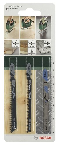 Bosch 2609256741 - Juego de cuchillas para sierra de calar (3 piezas)